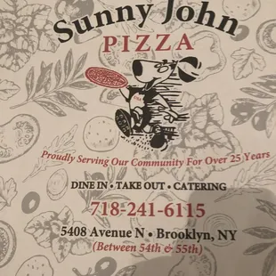 a pizza box