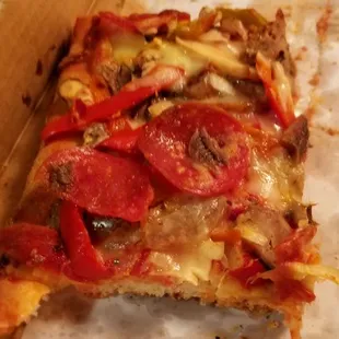 pizza, food