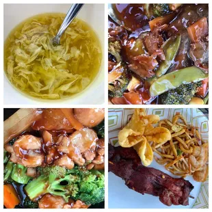 a collage of a variety of food items