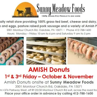 a variety of doughnuts