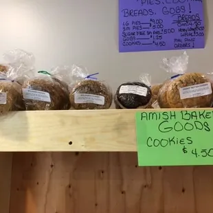 Amish baked goods