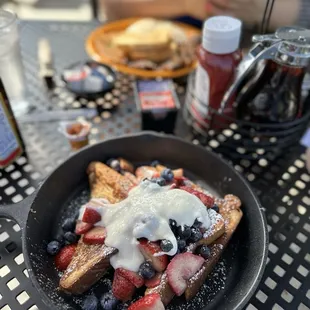 French Toast with Berries &amp; Whipped Cream