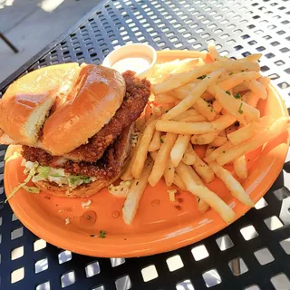 Fried Chicken Katsu Sandwich-Fried