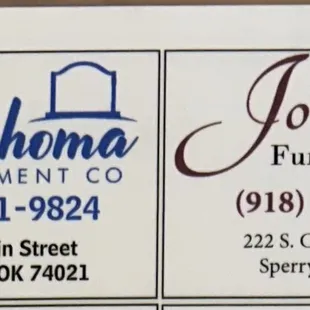 Advertising on the menu offers Stones and Forever  Homes.