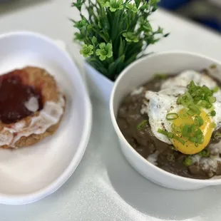 Fresh Loco Moco and Pastry