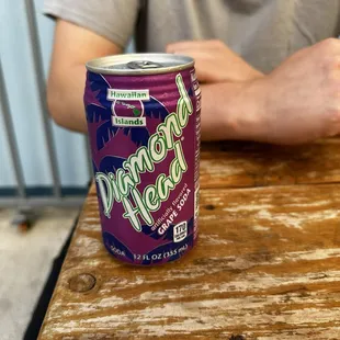 Diamond head grape soda