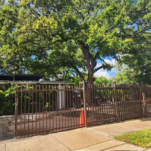 Self parking area off street