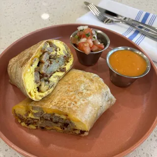 Sunrise Breakfast Burrito