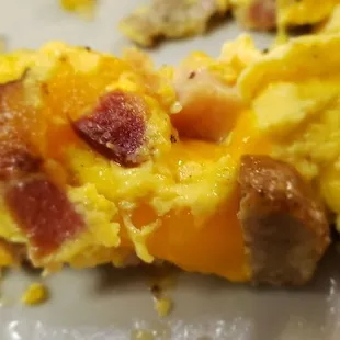 Rodeo omelette up close