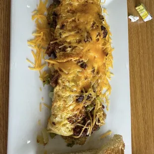 Poboy omelette