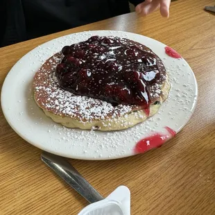 Blueberry pancake