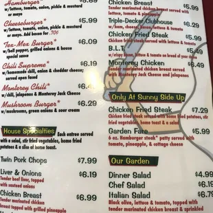 menu, pizza