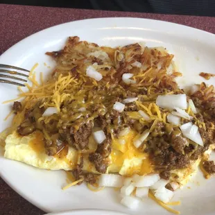 Chili Omelette