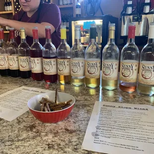 Wine tasting