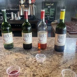 Wine samples