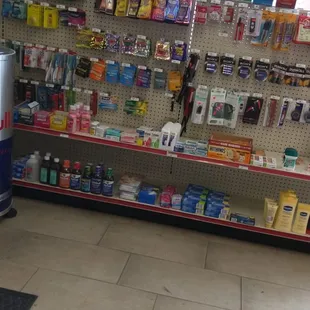 Medications just inside the door.