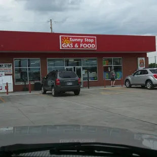 The front of the store.