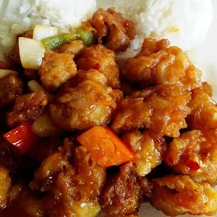 General tso&apos;s chicken - tasted more like sweet &amp; sour chicken