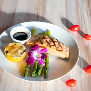 grilled salmon