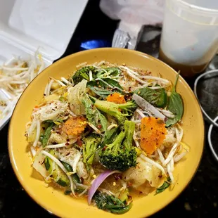 Veggie Pho Noodle Soup Bowl