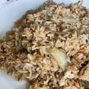 Pork fried rice spice level 3