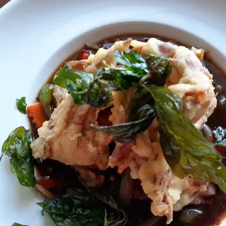 E8. Crispy Soft Shell Crab Dinner