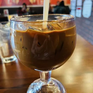 Iced coffee