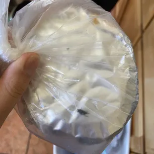 Had to tie this bag up to prevent the fly from coming into the other buns :(