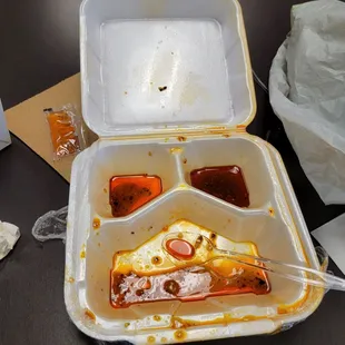 Four Seasons with "brown sauce?"