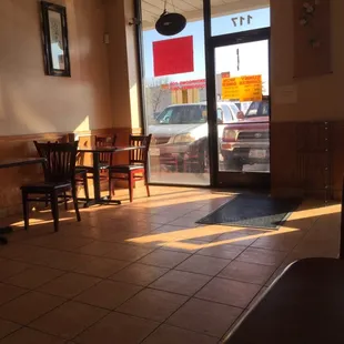 Tables and booths available, but limited space for large parties.