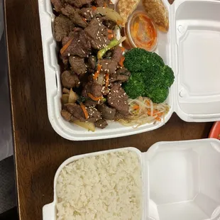 Bulgogi dinner