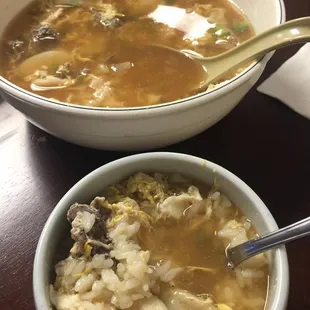 Korean soup! (I always order a side of rice to dump in it). Super tasty!