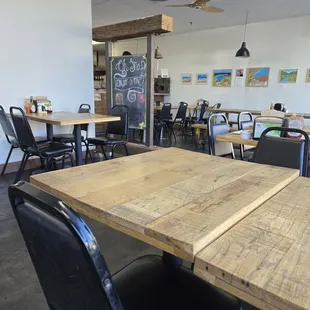 Partial view of dining area