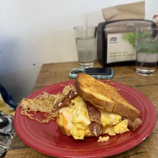 Bacon and Cheese Sandwich