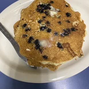 Blueberry pancakes