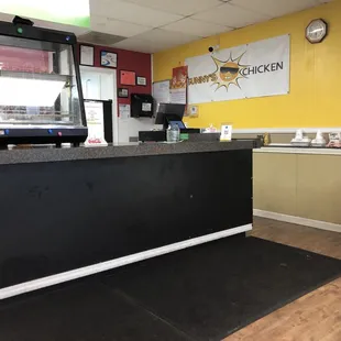 The inside counter &amp; our chicken, livers &amp; gizzards. Plus biscuits, mash potatoes &amp; Mac n Cheese