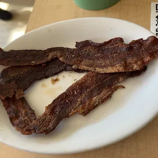 Extra crispy bacon