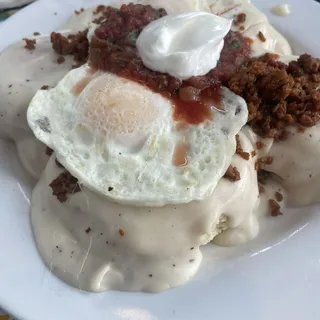 Sunnys Biscuits Ranchero Breakfast*