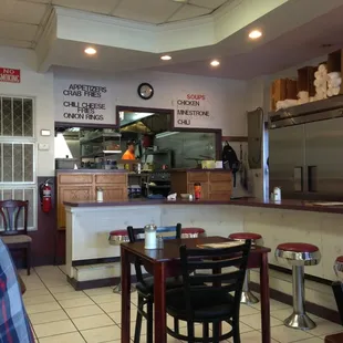 the interior of a restaurant