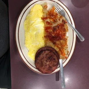 Home Fries Bacon Or Sausage Or Ham Or Scrapple