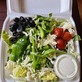 The garden salad.