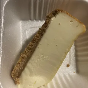 Slice of cheesecake