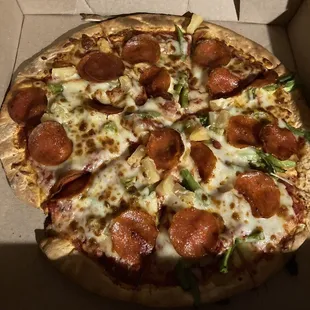 $11.99 special medium 3-topping pizza was ready for pickup in 20 minutes.