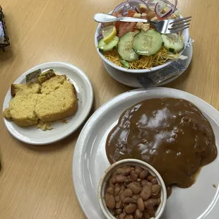 Salisbury steak. It was delicious