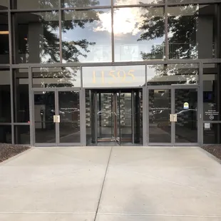 Office building where Sunny's is located. Main entrance. Enter from north side for quicker access.