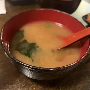 Miso soup!