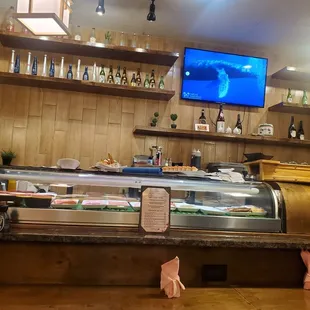 This is the sushi bar