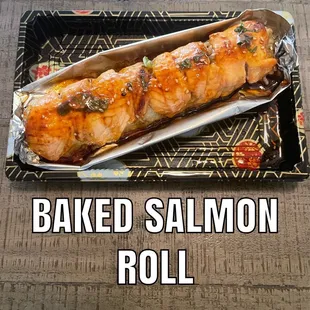 Baked Salmon Roll