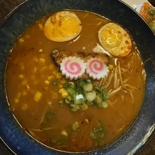 Spicy miso ramen.