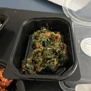 Yooche namul (ate some before taking the pic)